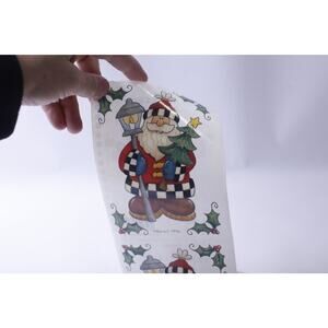 Big Santa, Scrapbooking, Sticker Roll, with Clear Background, designed by